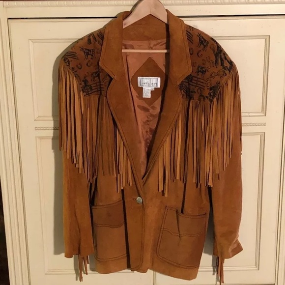 Erez Levy Jackets & Blazers - Vintage Erez Levy Leather Unisex Cowboy Jacket